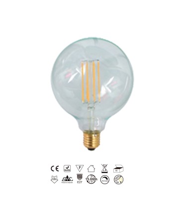 BOMBILLA LED VINTAGE G125 - E27 - 8W - 2200K - DIMABLE